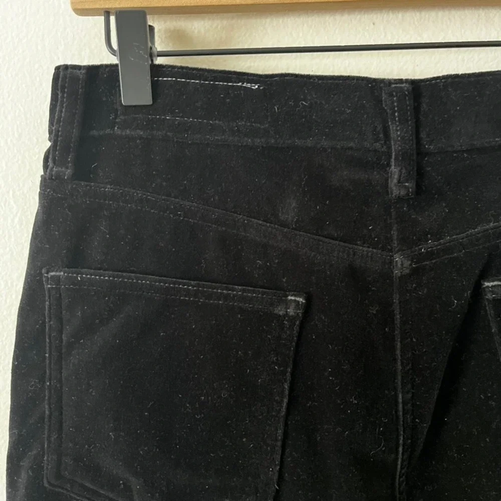 Rag‎ & Bone Dive Skirt in Black Velvet Casual Mini Skirt size 27